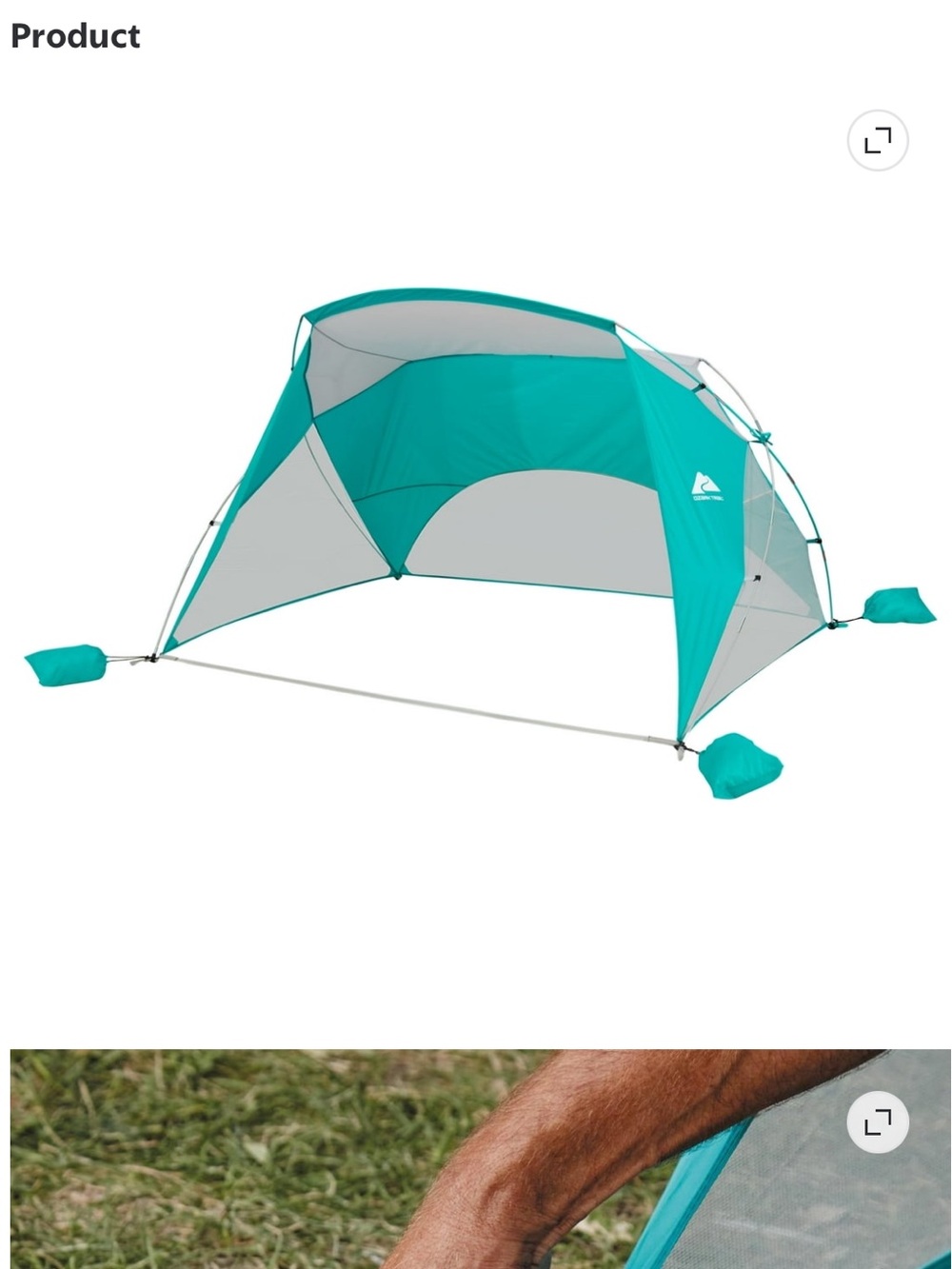 8x6 Sun Shelter Shade Canopy - Ozark Trail